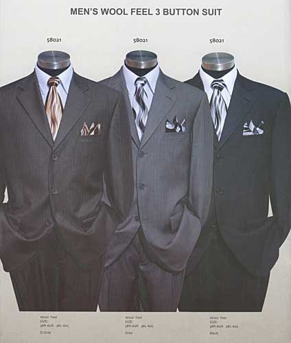 Micheal sizes 38R - 60R / 38L - 60L also 50 to 60