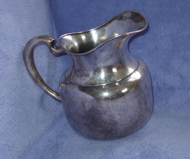 F B Rogers silver pitcher