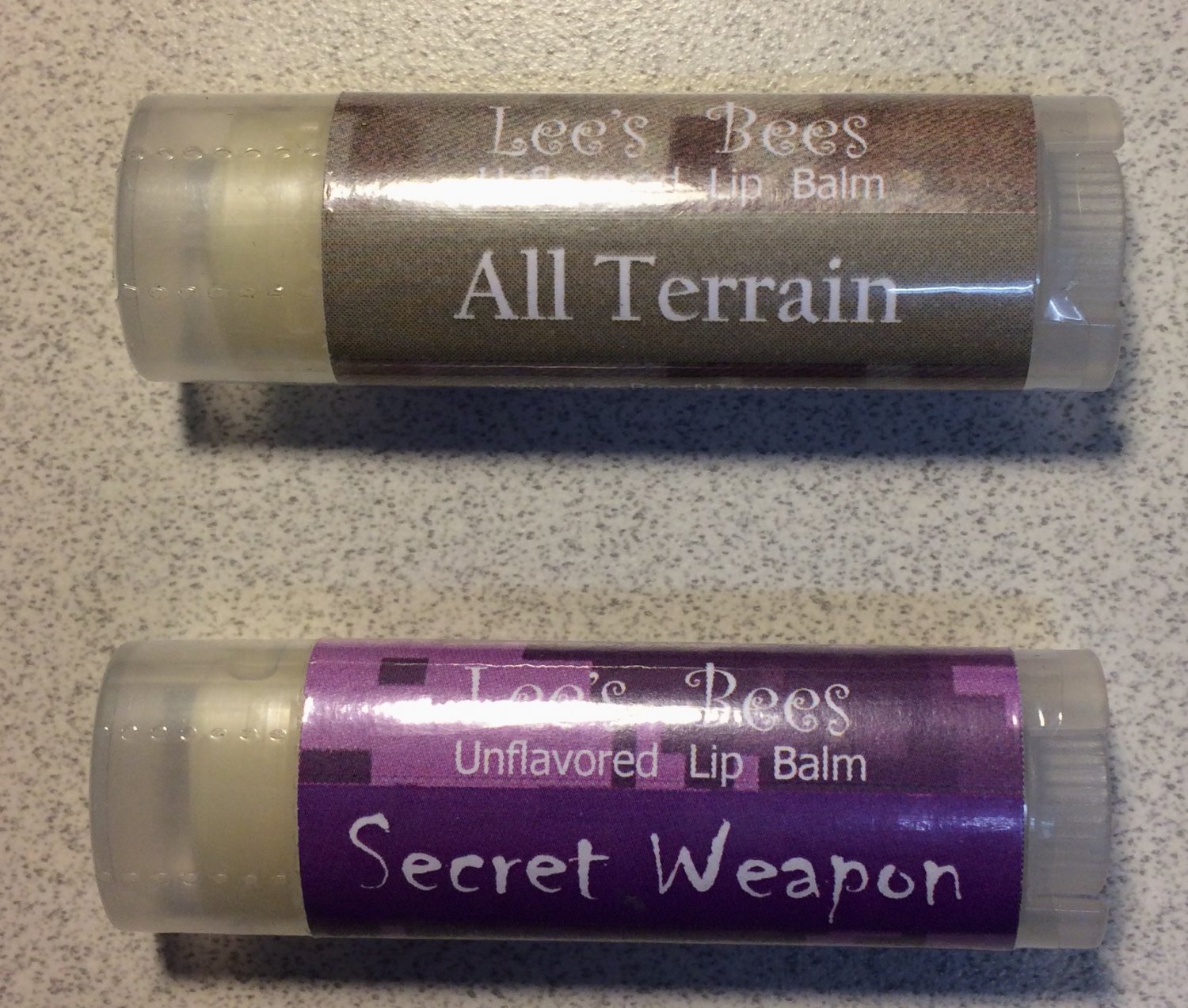 Unflavored Lip Balm - One Tube of Marine-Tested MARPAT Camo Chapstick
