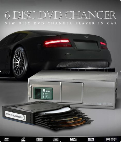 Car 6 Disc DVD Changer