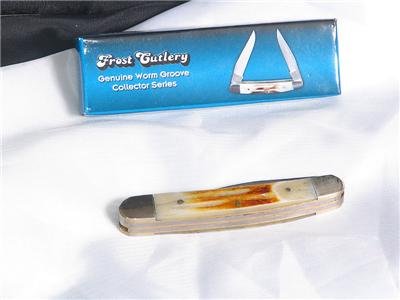 Mini Muskrat Second Cut Bone Handle 440 German Stainless