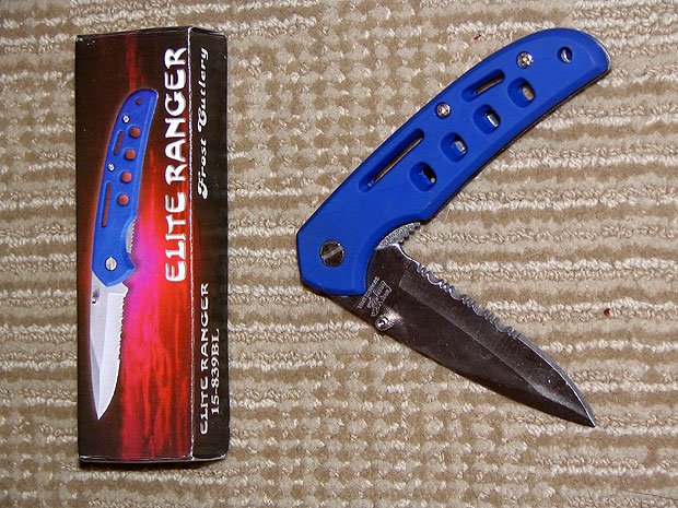 ELITE RANGER 3 3/4' Folder Stainless Belt Clip Liner Lock FREE SHIP