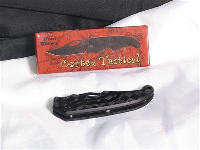 Tactical Black Folder Stainless belt clip FREE SHIPPING