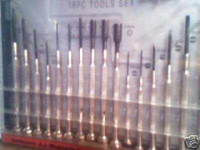 16 pc Precision Screwdriver