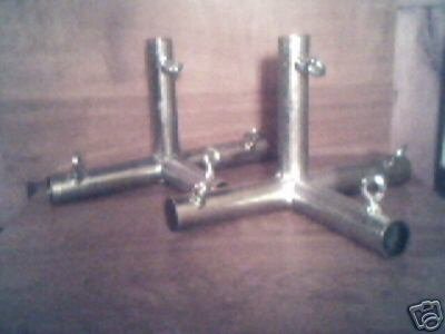 1" Angle 4 way Fittings for 2 unit