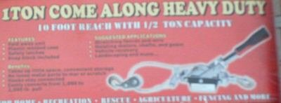 2000 lb come along puller - heavy duty