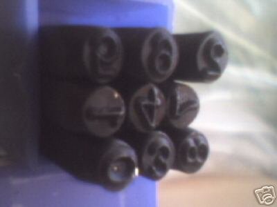 9 Number Punch Stamp