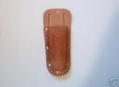 Genuine Leather Plier Holder with metal clip