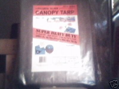 15x25 HEAVY DUTY SILVER TARP