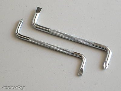 2pc " L" SHAPE WRENCH OFFSET SCREW DRIVER