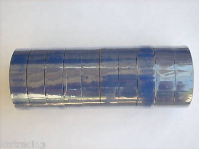 10 rolls of blue color vinyl electric tape
