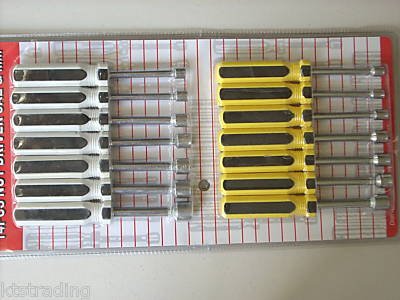 14 pc nut screwdriver - sae & metric