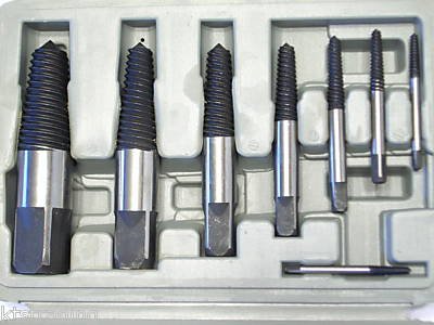 8pc Spiral Easy Out - Broken Screws Extractor