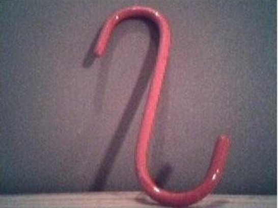 10pc "S" hooks - Vinyl coated