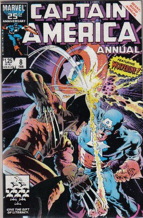 Captain America Annual #8 Comic Book
