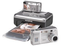 Olympus ImageLink D-555 - 5.1 Megapixel Digital Camera + Digital Printer Kit