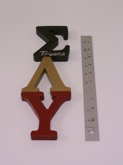 Fraternity / Sorority Large "Tiki" Letters (18")