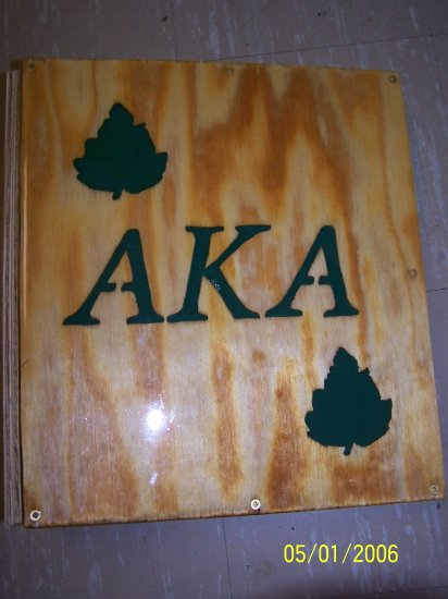 Fraternity / Sorority Scrapbook with Wood Pages