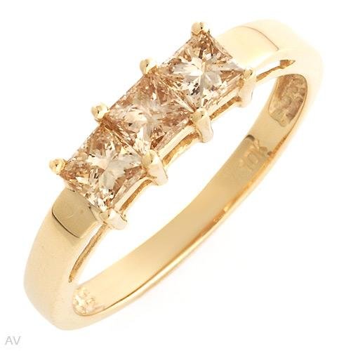 .75ctw Princess Cut Diamond Engagement Ring Great Shine
