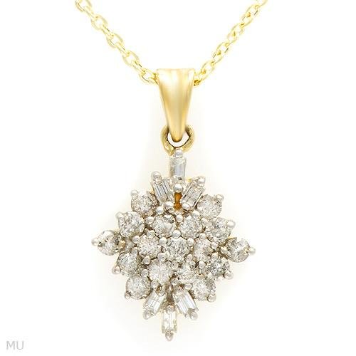1.00 CTW Diamond Necklace/Pendant
