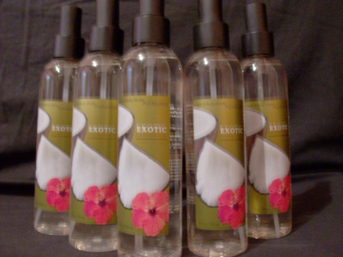 6 Bath & Body Works Exotic Coconut Spray Mist Fast Ship