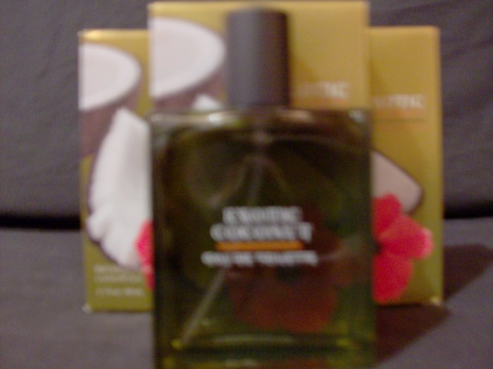 Bath and Body Works Exotic Coconut Perfume Spray x4