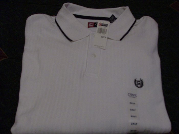 NWT Chaps Golf Polo Shirt 3X Big & Tall Ralph Lauren