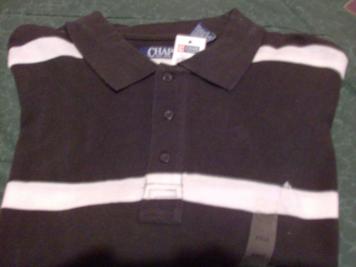 NWT Chaps Golf Polo Shirt Size 2XLT 2X Big & Tall Blue