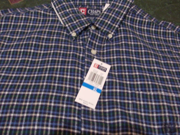 NWT Rare Chaps Flannel Shirt Sz XL Ralph Lauren