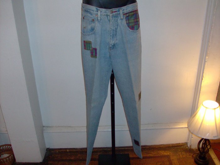 Women's Patchwork Quilt Zanadi Blue Jeans Size 11/12