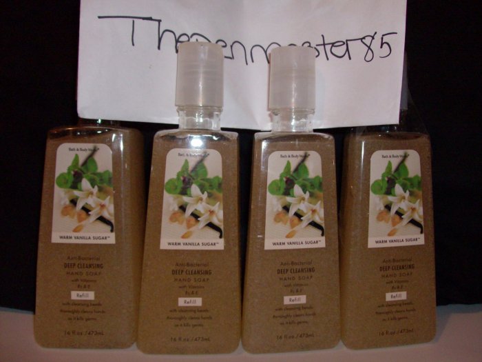3 Warm Vanilla Sugar Hand Soaps