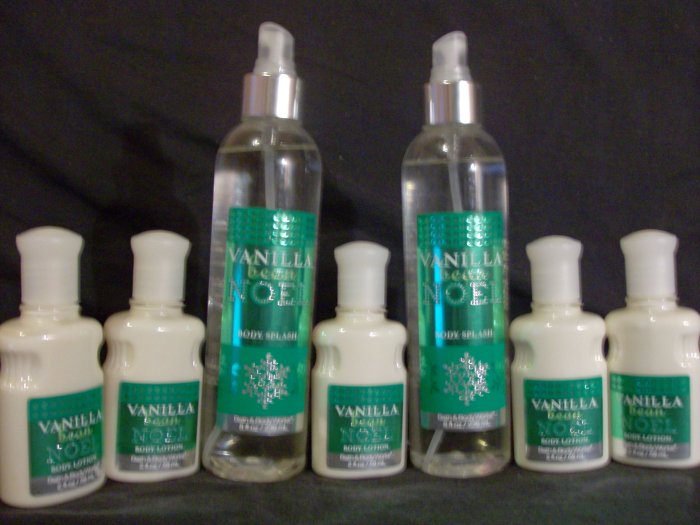Vanilla Bean Noel Body Splash and Lotion ( 2 and 5)