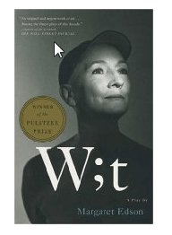 Wit: A Play