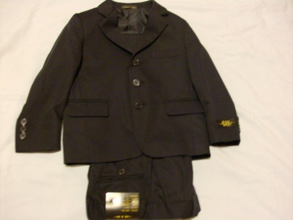 NWT Handsome Bak Black Suit 3T
