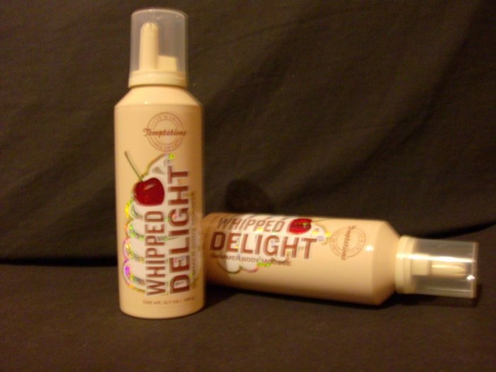 2 Bath and Body Works Temptations Whipped Delight Shimmer Body Mousse