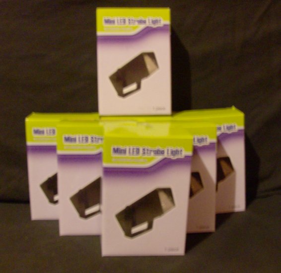LED Black Strobe Light Set of 7