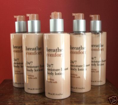 5 Bath & Body Works Breathe Comfort Vanilla Milk Lotion