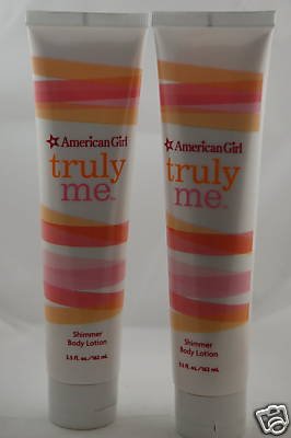 2 Bath and Body Works American Girl Truly Me Shimmer Lotions