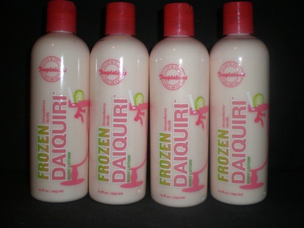 4 Bath and Body Works Temptations Frozen Strawberry Daiquiri Lotions