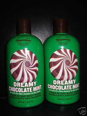 Bath and Body Works Dreamy Chocolate Mint 3 in 1 Gel x2