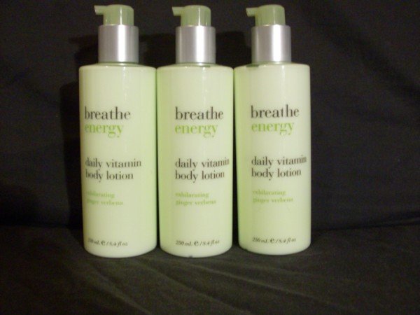 Bath and Body Works Breathe Energy Lotion x3