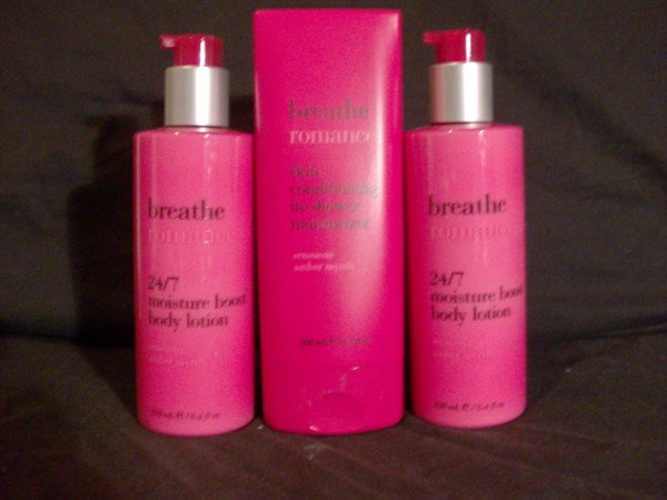Bath and Body Works Breathe Romance 3 Piece Lot