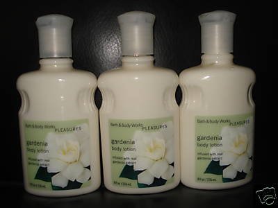 Bath and Body Works Gardenia Body Lotion x3