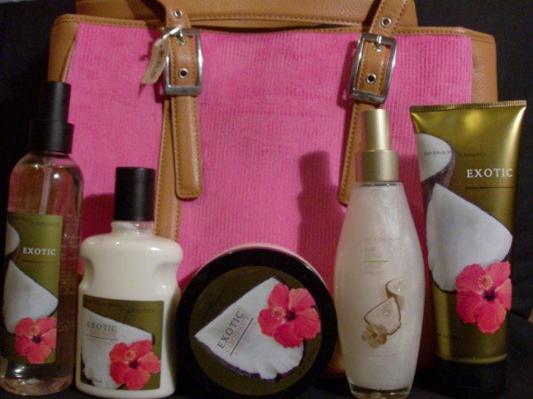 Bath and Body Works Exotic Coconut Gift Set