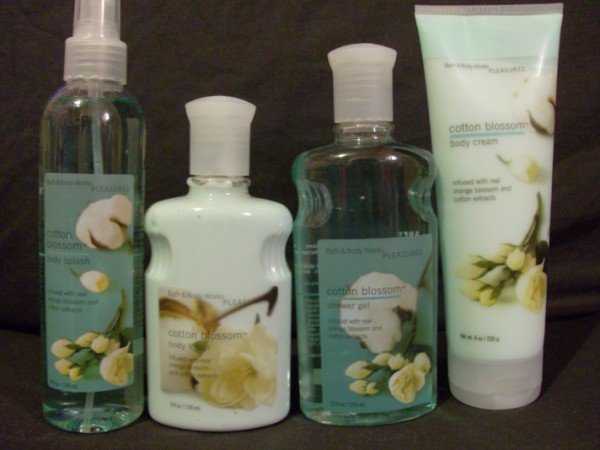 Bath and Body Works Cotton Blossom Set