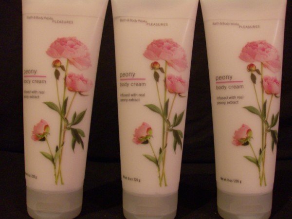 Bath and Body Works Peony Body Cream x2