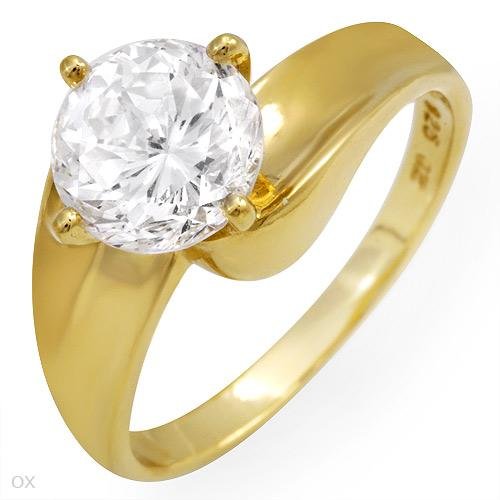 4.00 ctw Cubic Zirconia Brilliant Cut Engagement Ring Size 7