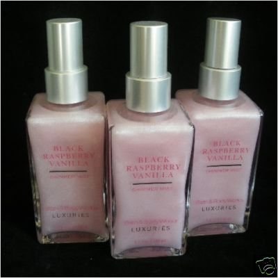 Bath and Body Works Black Raspberry Vanilla Shimmer Mist x2