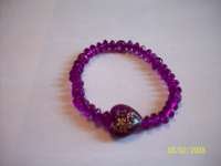 Purple Heart Bracelet