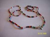 Multi Colored Beaded Necklace